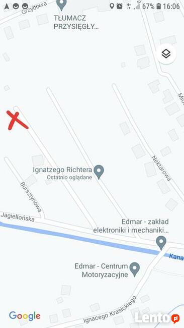 Działka budowlana w Kłodnicy