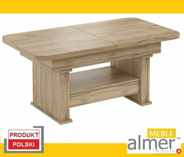 Ławostół Ława Stół L15 szuflada rozkładany Dąb Craft Złoty