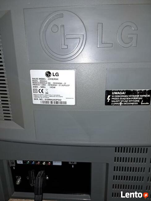 Telewizor kineskopowy 29 LG ze stolikiem i DVD LG