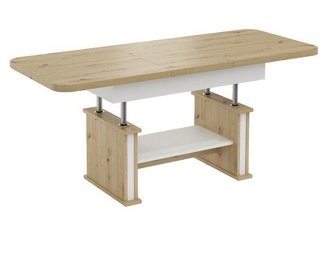 Ławostół Ława Stół L15 rozkładany do 200/210 Artisan / Biały