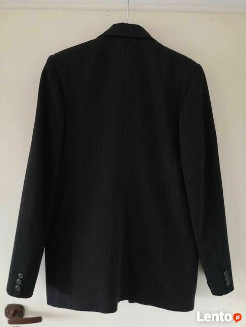 Garnitur kamizelka spodnie marynarka komplet czarny