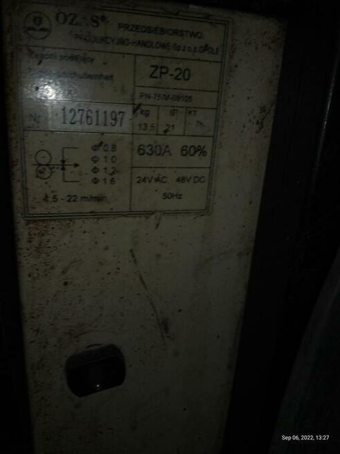 Podajnik drutu ozas zp-20 do (spawarka ) + uchwyt spawalnicz