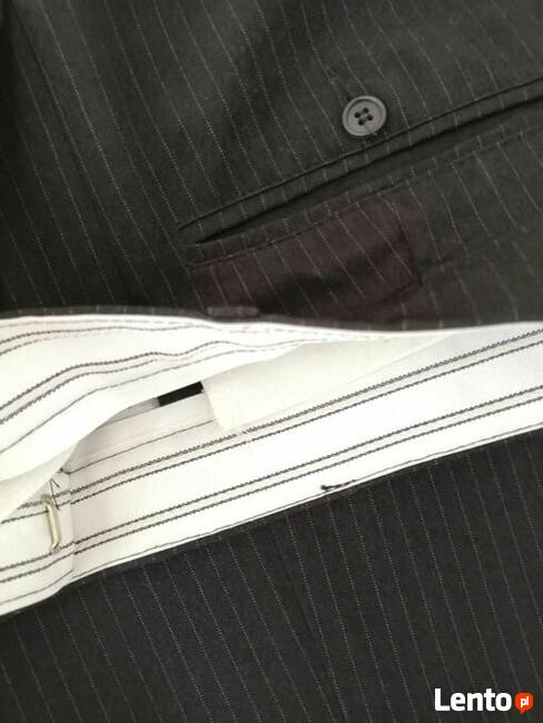 Garnitur kamizelka spodnie marynarka komplet czarny