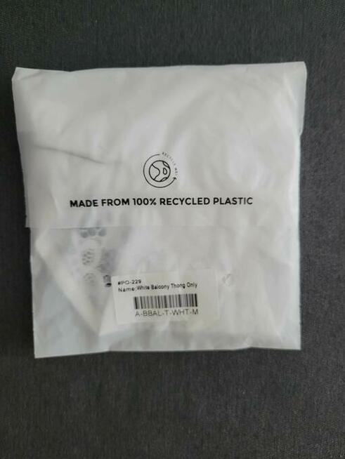 Lounge - Balcony Thong – White – M