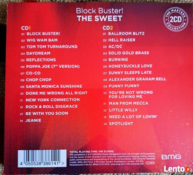 CD Nowe PolecamWspaniały Album 2 XCD Kultowego Zespołu SWEET