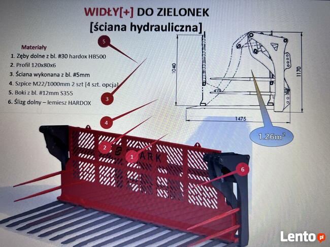 Spych do kukurydzy do zielonek zielonki pług hydrauliczny
