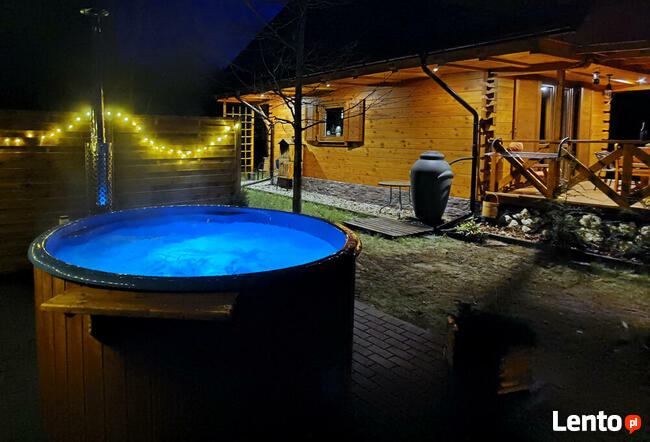 Balia ogrodowa kompletna beczka Sauna Premium 200cm