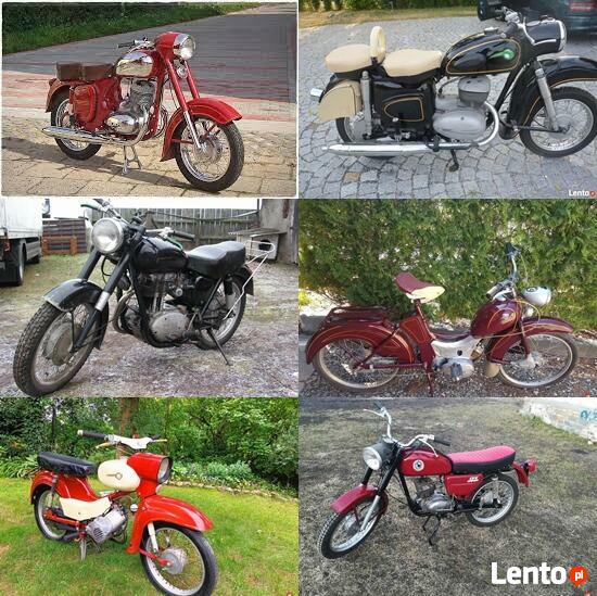 Skup starych, sprawnych/zepsutych motocykli, motorynek, moto