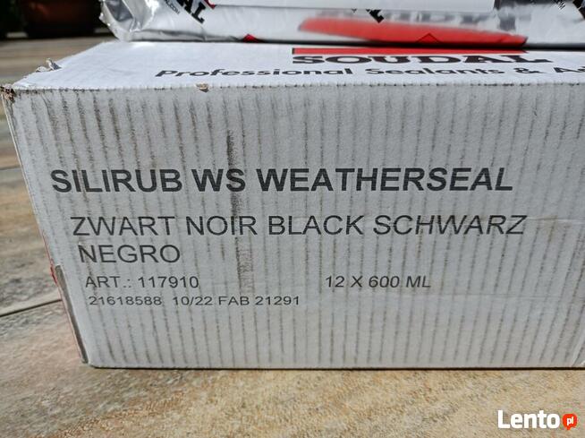 Sprzedam SOUDAL klej uszczelniacz silikonowy fasadowy czarny