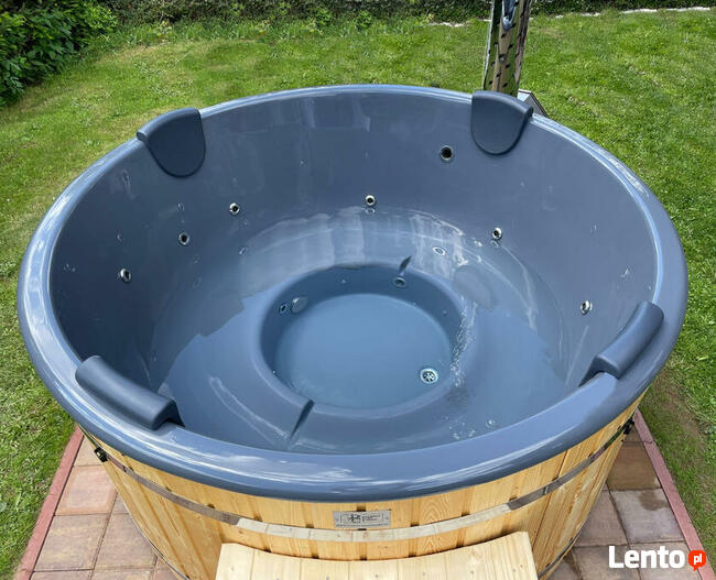 Balia ogrodowa kompletna beczka Sauna Premium 200cm