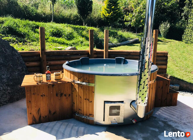 Balia ogrodowa kompletna beczka Sauna Premium 200cm