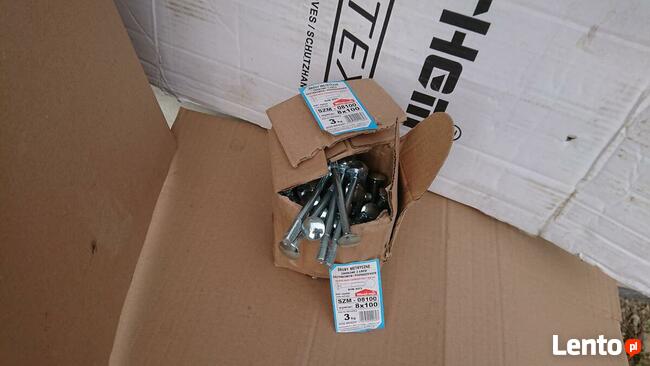 Śruby zamkowe do drewna ocynk, Wkręty,Altana, Ławka,