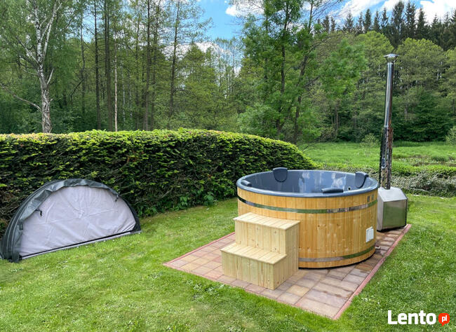 Balia ogrodowa kompletna beczka Sauna Premium 200cm