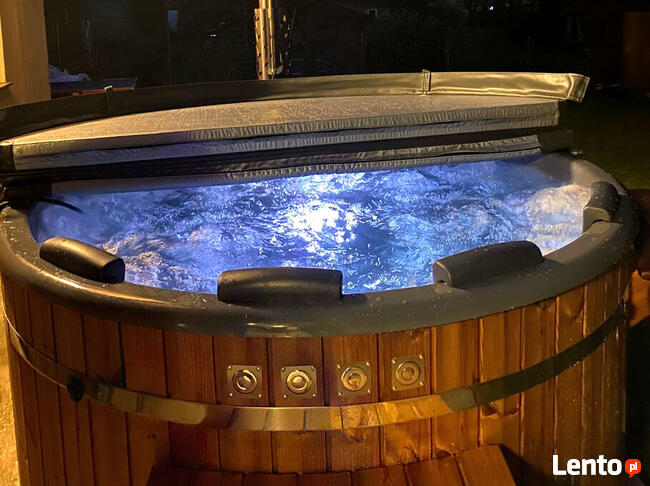 Balia ogrodowa kompletna beczka Sauna Premium 200cm