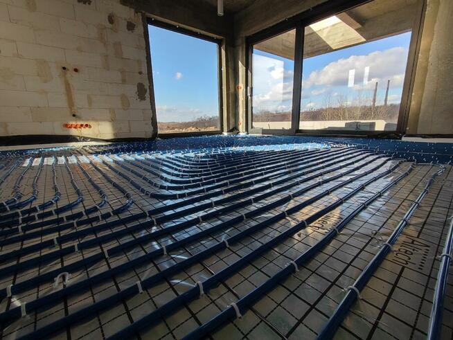 Ogrzewanie podłogowe wylewki maszynowe