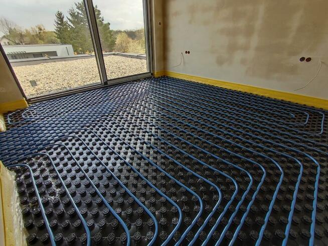 Ogrzewanie podłogowe wylewki maszynowe