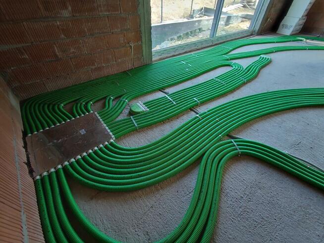 Ogrzewanie podłogowe wylewki maszynowe