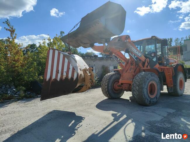 Łyżka wysokiego wysypu wyładunku case 721 ładowarka