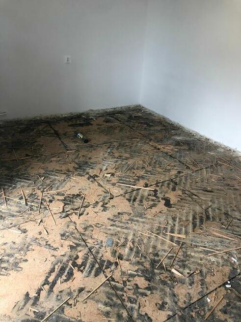 Usuwanie subitu, usuwanie kleju po kafelkach