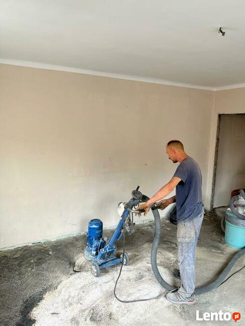 Usuwanie subitu, frezowanie, polerowanie, szlifowanie betonu