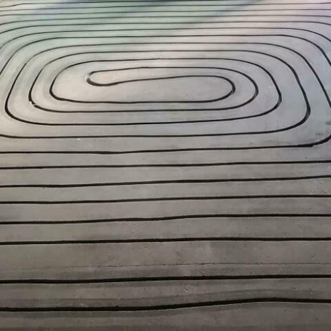 Frezowanie pod ogrzewanie podłogowe, ogrzewanie frezowane