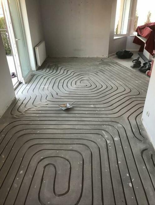 Frezowanie pod ogrzewanie podłogowe, ogrzewanie frezowane