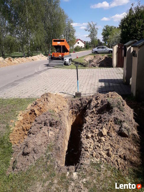 Usługi minikoparką wykopy przeciski Siedlce i okolice.