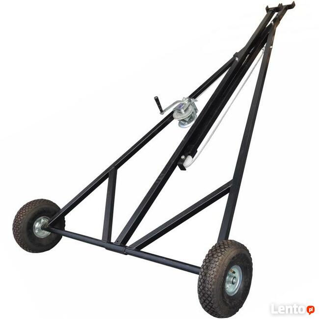 Wózek podporowy z Wyciągarką Podajnik Ślimak Żmijka do Zboża