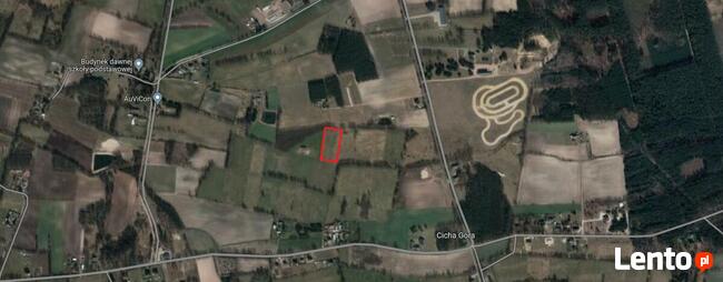 Duża działka budowlana w spokojnej części Cichej Góry