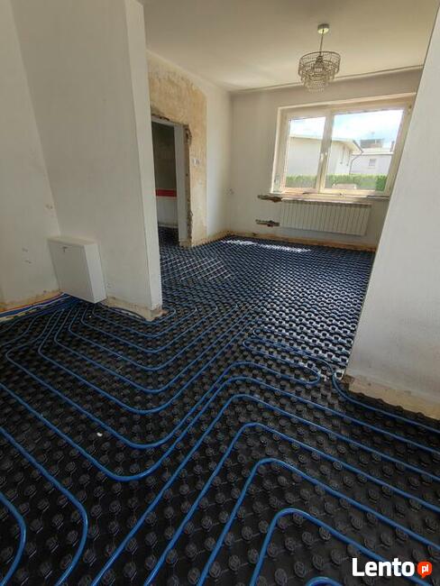 Wylewki maszynowe posadzki Podłogówka Pompy Rekuperacja