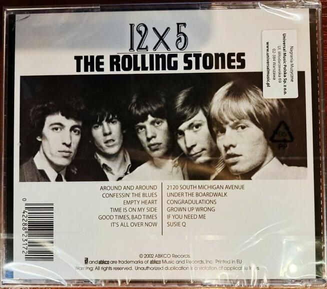 Sprzedam Album CD The Rolling Stones 12X5 CD Nowy Folia