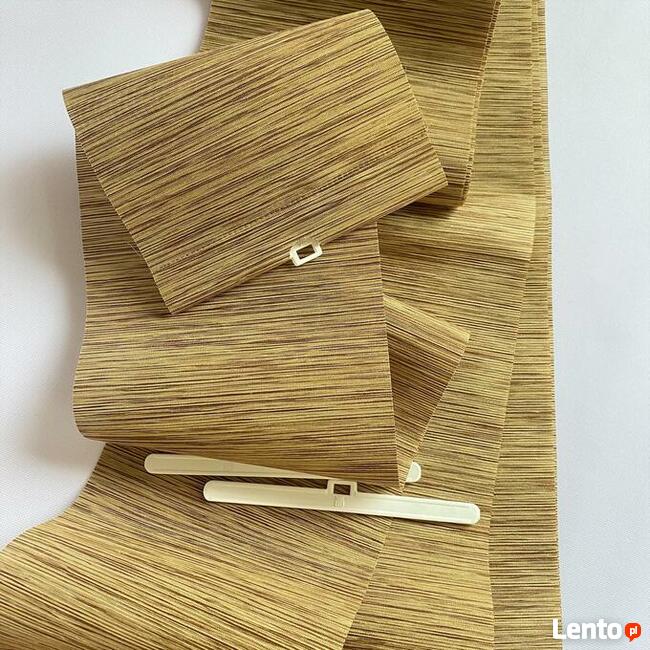 NA WYMIAR PASY ŻALUZJE PIONOWE 127mm bambus drewnopodobne