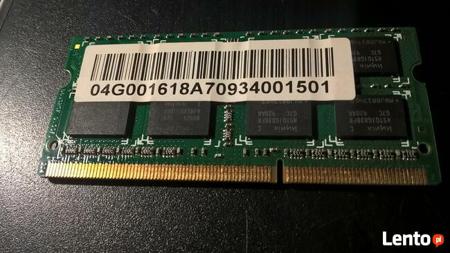 Pamięć ram DDR3 2GB ADATA Laptop