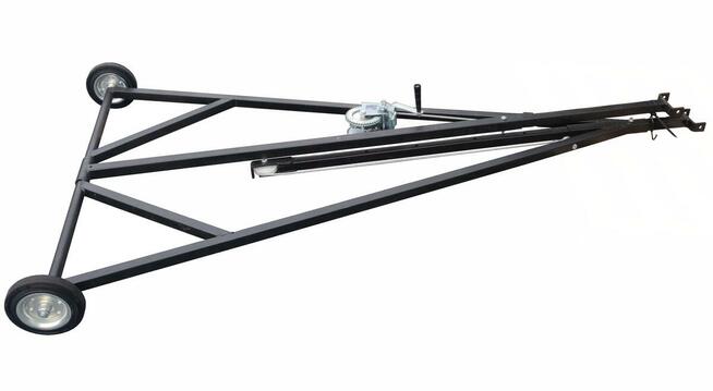 Wózek Podporowy Podajnik Ślimakowy z Wyciągarką Żmijka Zboża