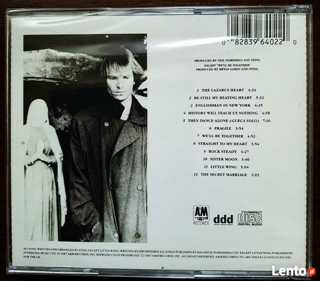 Sprzedam Rewelacyjny Album CD Sting Nothing Like The Sun