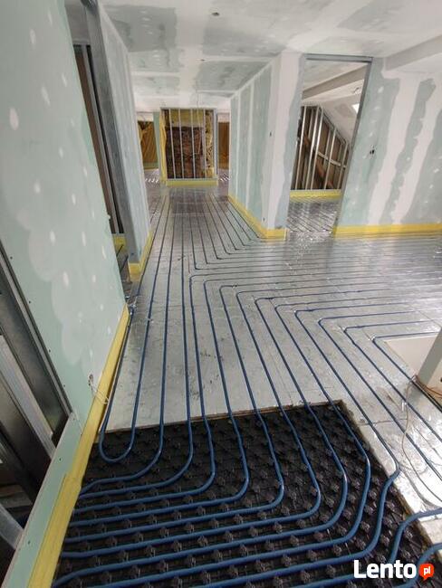 Wylewki maszynowe posadzki Podłogówka Pompy Rekuperacja