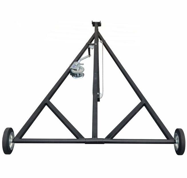 Wózek Podporowy Podajnik Ślimakowy z Wyciągarką Żmijka Zboża