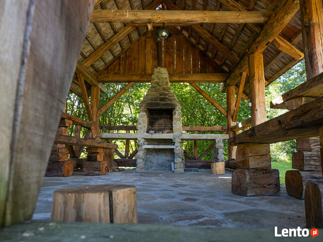 Domek w stylu rustykalnym - 8 osób, sauna, balia, netflix