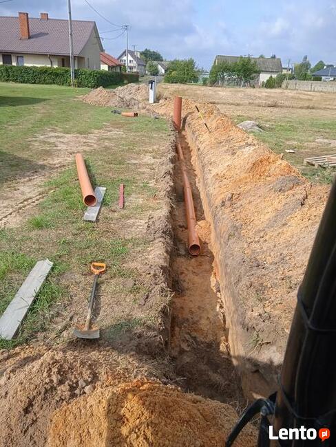 Usługi minikoparką wykopy przeciski Siedlce i okolice.