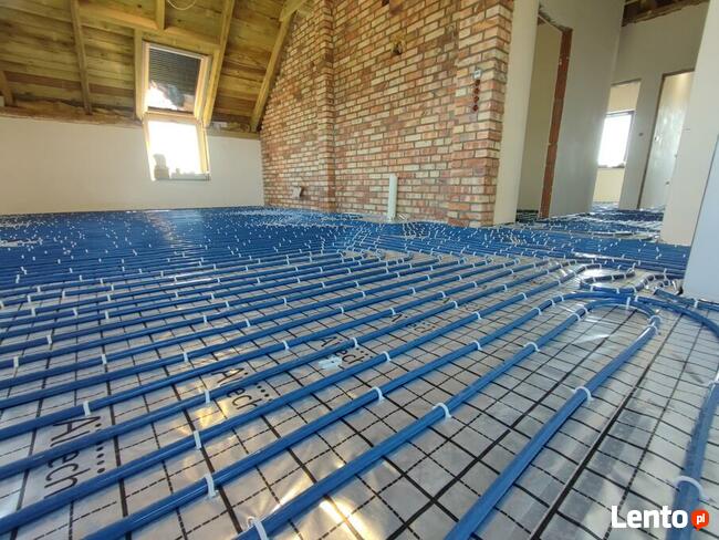 Wylewki maszynowe posadzki Podłogówka Pompy Rekuperacja