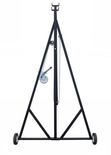 Wózek Podporowy Podajnik Ślimakowy z Wyciągarką Żmijka Zboża