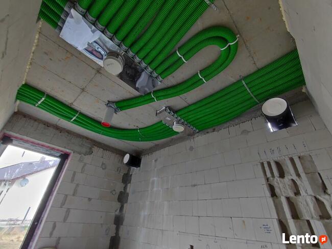 Wylewki maszynowe posadzki Podłogówka Pompy Rekuperacja