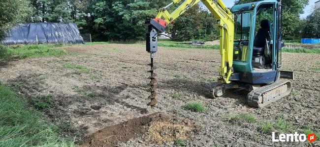 Przyłącza kanaliza, minikoparka, drenaże, wiertnica Krzywiń