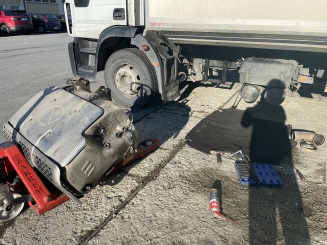 DPF DAF XF 106 lift 2134535 naprawa przesuniętego filtra