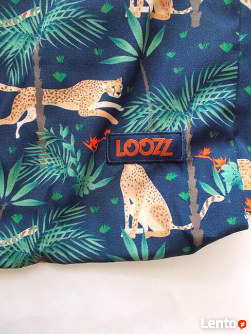 pantera workoplecak, boho worek z dżunglą