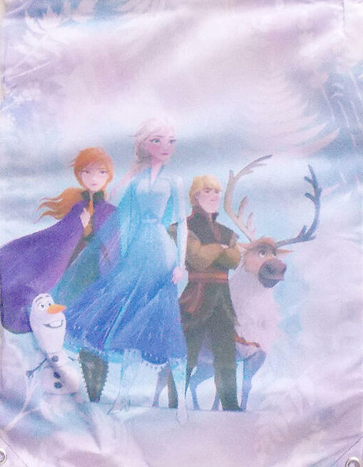 frozen worek szkolny, kraina lodu worek dla dziewczynki
