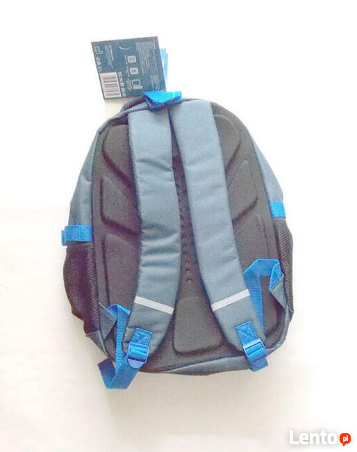 ciemny plecak 23 l, niebiesko szary plecak