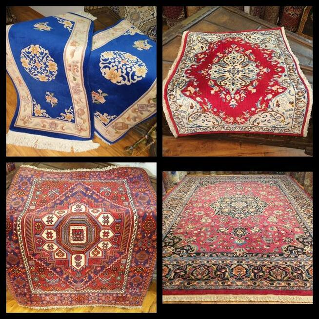 Dywan perski orientalny ręcznie tkany Nain Moud Isfahan