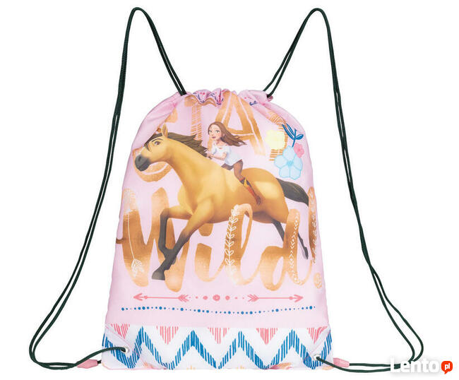 worek dla dziewczynki, spirit worek szkolny