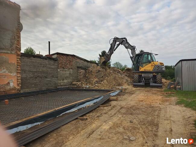 Usługi koparko ładowarka, koparka mecalac, minikoparka